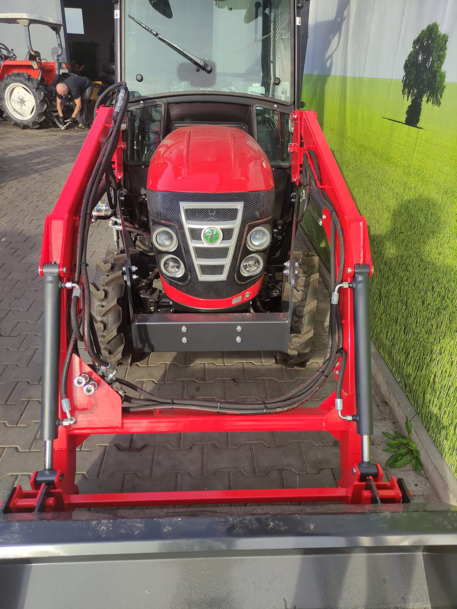 NOWY Traktorek VST Fieldtrac 927 + kabina + ładowacz czołowy